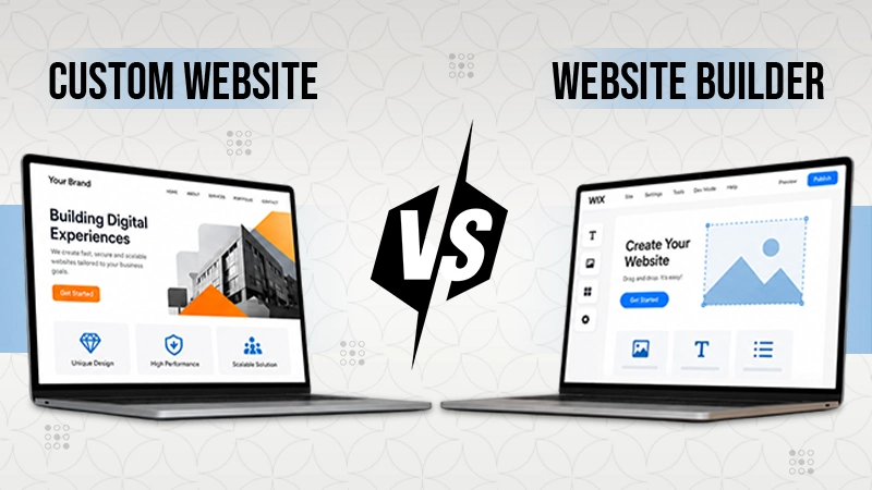 Custom vs Website Builder