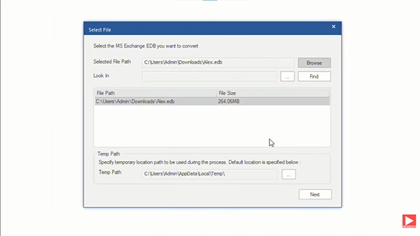 Click Next to Extract.