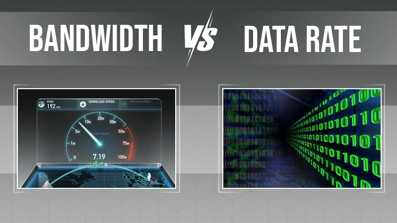 Data Transfer Rate vs Bandwidth