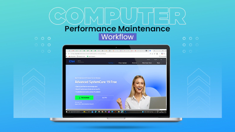 computer-performance-maintenance-workflow
