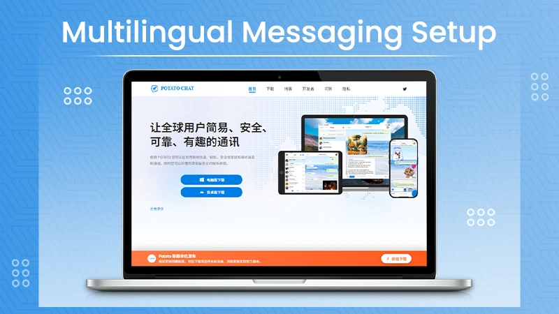 multilingual messaging app