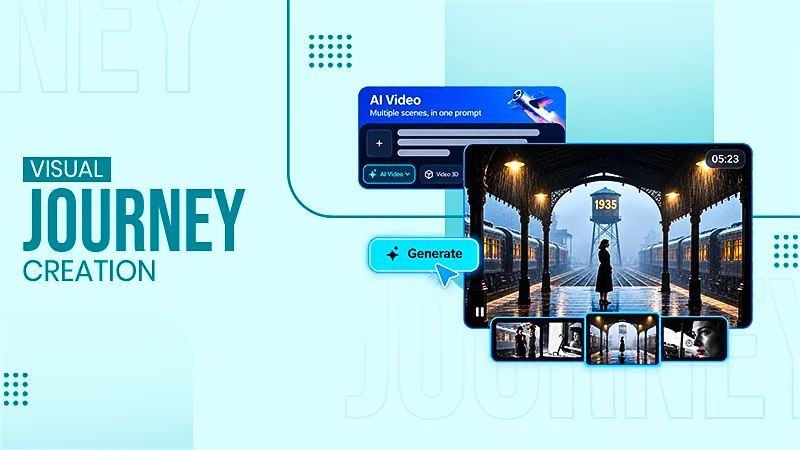 Creating Visual Journeys from a Single Idea with AI