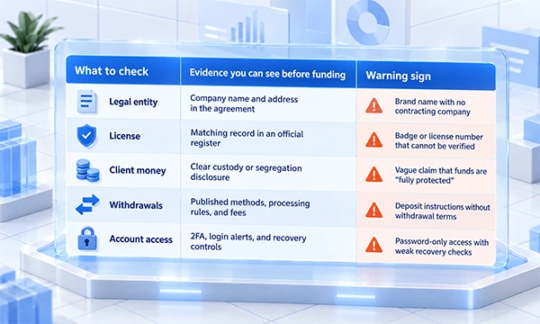 Trading app safety