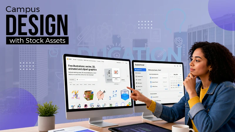 Standardizing Student Portals and Campus Brochures with Stock Assets