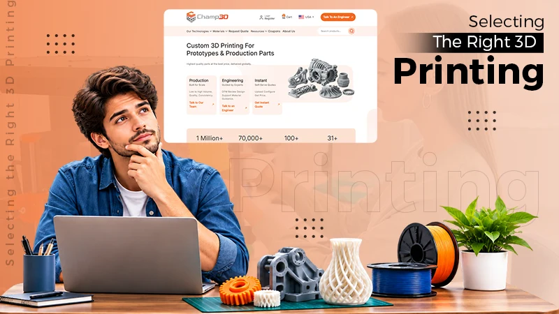 How to Choose the Right 3D Printing Technology for Your Part